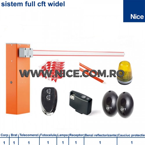 Sistem Full Bariera Automata Acces Parcare 5m Widel CFT